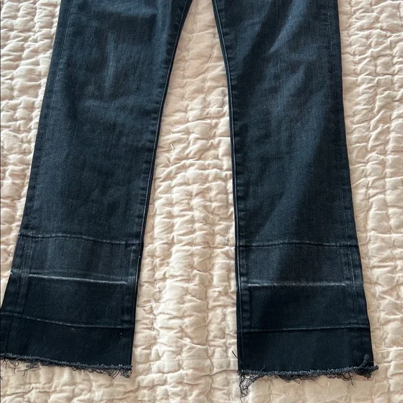 Veronica Beard RYLEIGH slim straight high-rise black jeans size 26 1/2 - Picture 6 of 11